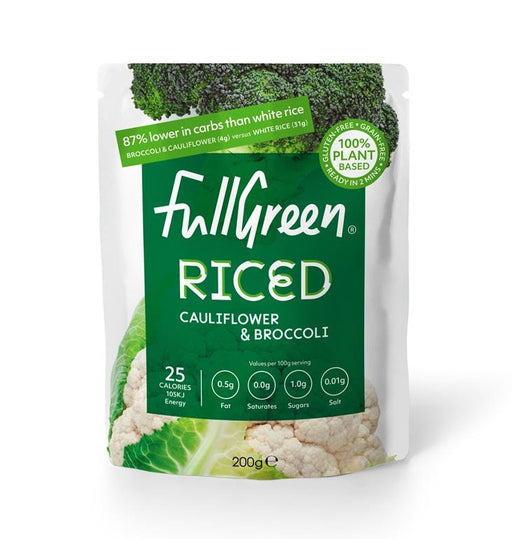 Full Green Riced Cauliflower & Broccoli 200g