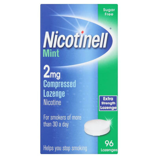 Nicotinell Mint 2mg Compressed Lozenge Extra Strength 96 Lozenge Nicotinell