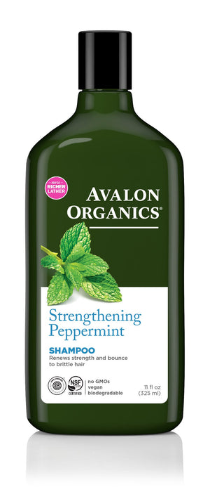 Avalon Organics Shampoo Strengthening Peppermint 325ml