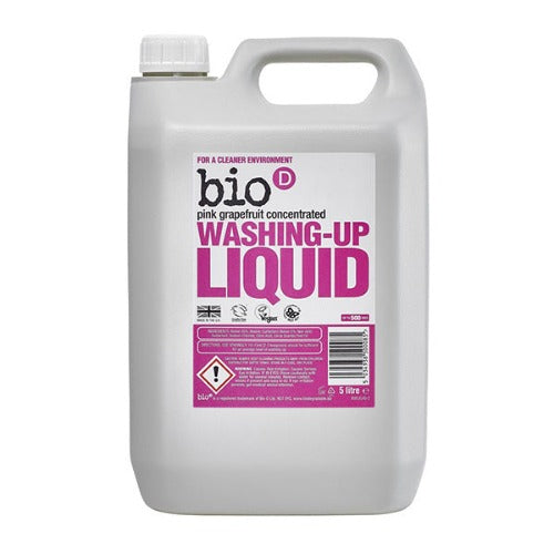 Bio D Pink Grapefruit Washing Up Liquid 5L