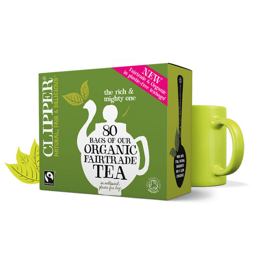 Clipper Organic Everyday Black Tea 250g | 80 Unbleached Tea Bags