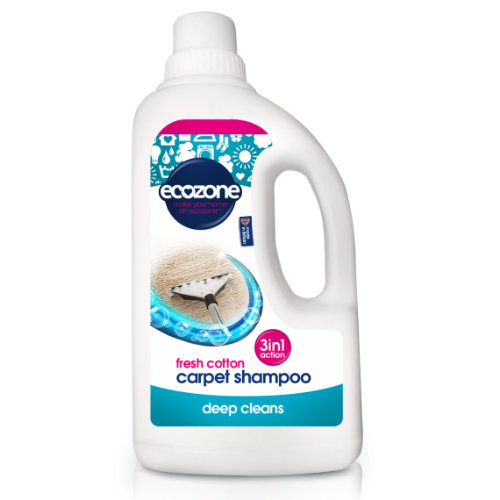 Ecozone Carpet Shampoo Fresh Cotton 1 Litre