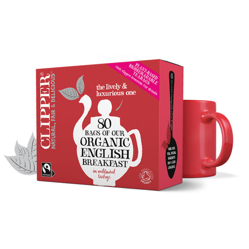Clipper Organic English Breakfast Tea 125g | 80 Bags