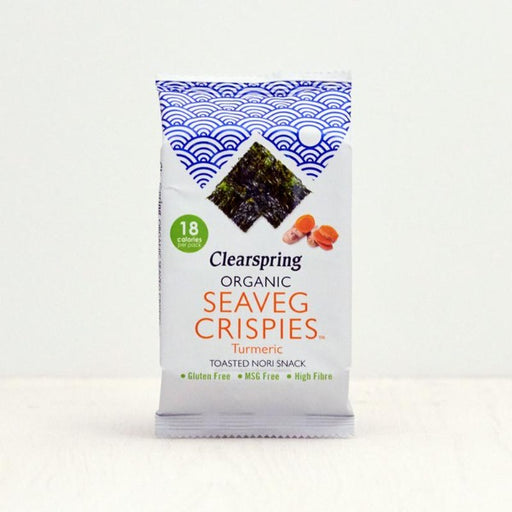 Clearspring Organic Seaveg Crispies - Turmeric 4g