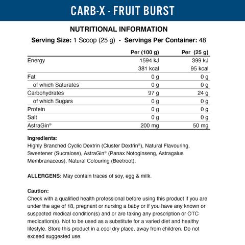 Applied Nutiriton Carb X Fruit Burst 1.2kg