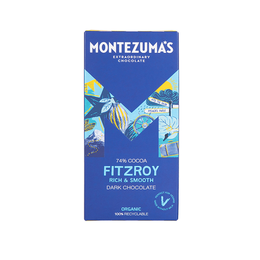 Montezuma's Organic FitzRoy Rich & Smooth Dark Chocolate 90g