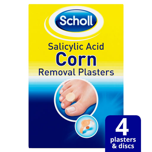 Scholl Foot Care Medicated Corn Removal Plasters 4 pack