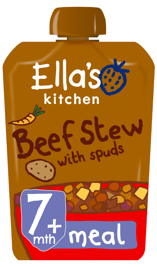 Ella's Kitchen Wonderfully Warming Beef Stew with Spuds from 7 Months 130g
