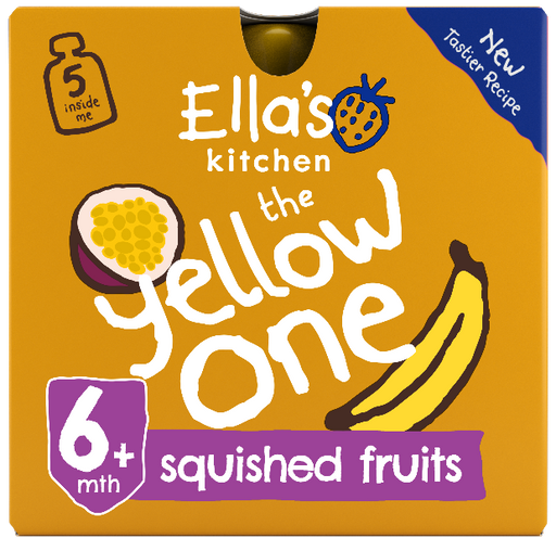 Ella's Kitchen The Yellow One Squished Smoothie Fruits 5 x 90g Ella's Kitchen