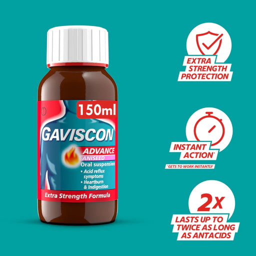 Gaviscon Advance Aniseed Flavour 150ml Gaviscon