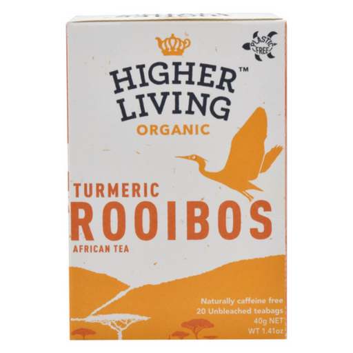 Higher Living Rooibos Turmeric Tea 20 bags 40g