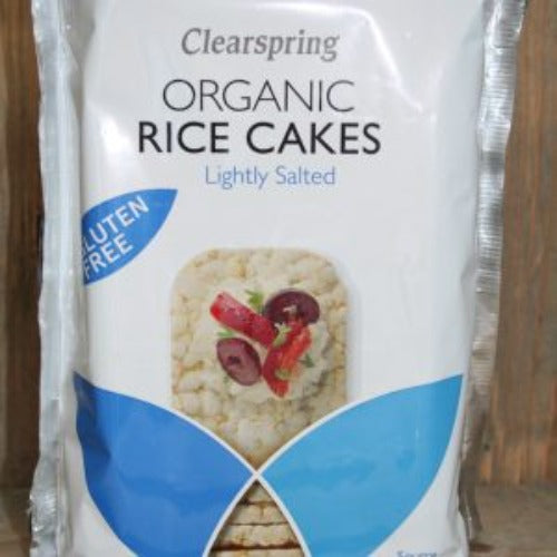 Clearspring Organic Rice Cakes - Lightly Salted 130g