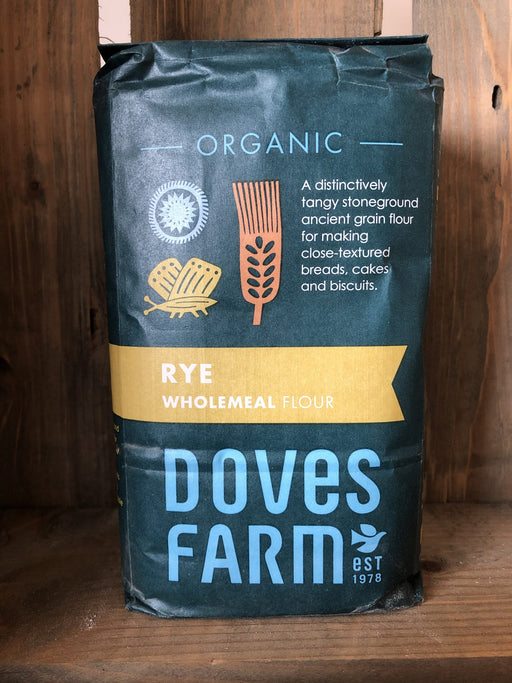Doves Farm Organic Wholemeal Rye Flour 1Kg