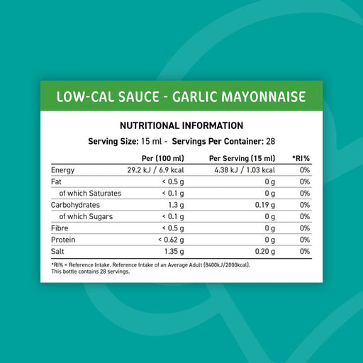 Fit Cuisine Low Calorie Sauce Garlic Mayonnaise 425ml