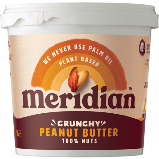 Meridian Natural Peanut Butter 1kg Crunchy