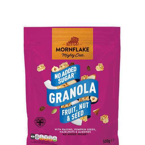 Mornflake Oats Nas Granola Fruit, Nut & Seed 500g