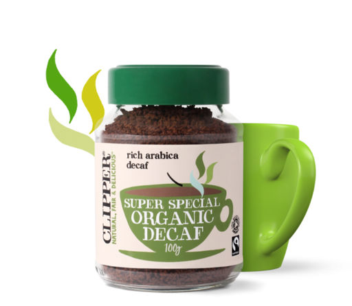 Clipper Fairtrade Super Special Organic Decaf Coffee 100g