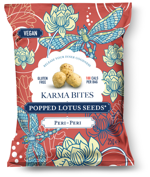 Karma Bites Peri Peri Popped Lotus Seeds 25g
