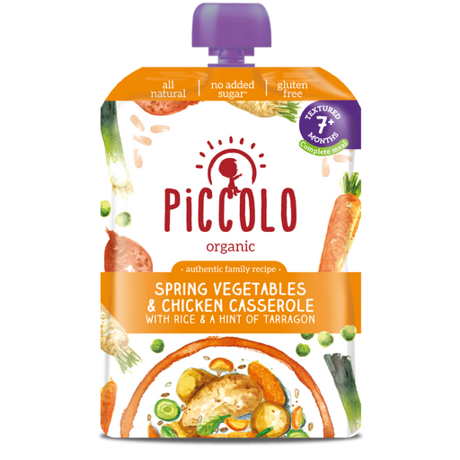Piccolo Spring Vegetables & Chicken 130g
