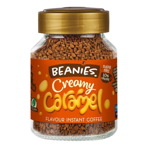 Beanies Caramel Flavour Instant Coffee 50g