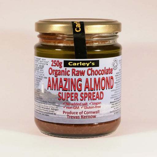 Carley's Organic Raw Chocolate Almond Spread 250g