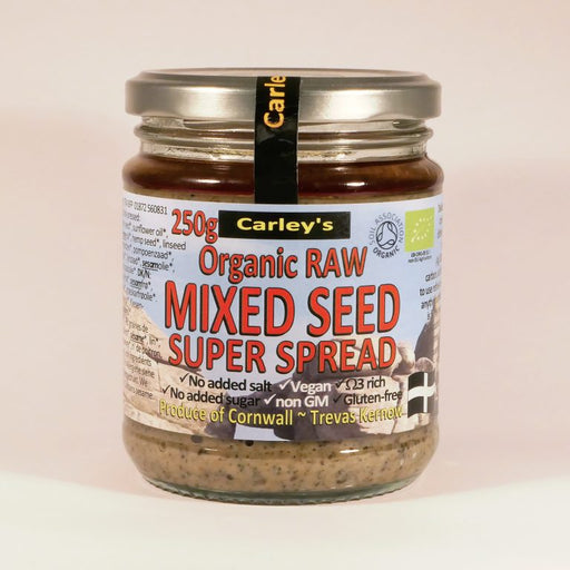Carley's Organic Raw Mixed Seed Butter 250g