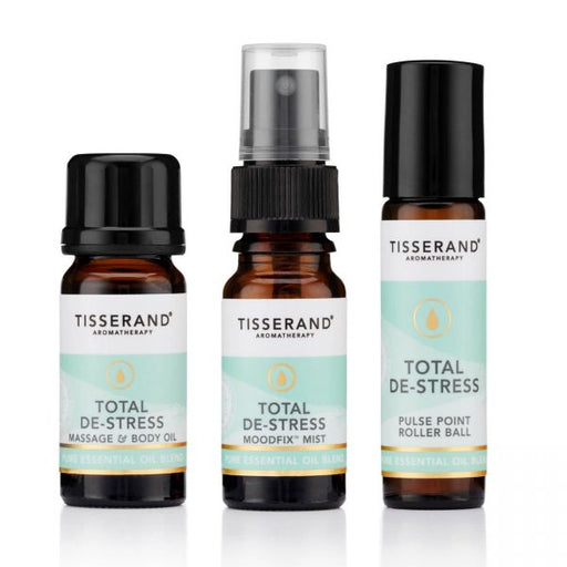 Tisserand Aromatherapy The Total De-Stress Discovery Kit Gift Set | 3 Piece Set