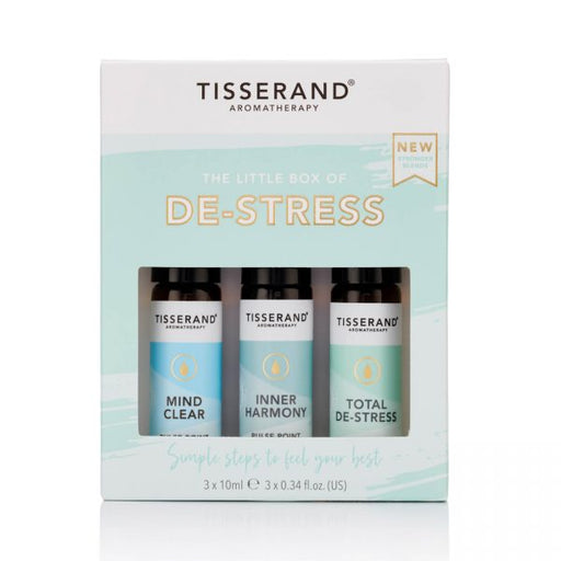 Tisserand Aromatherapy The Little Box Of De-Stress Gift Set 3 x 10 ml