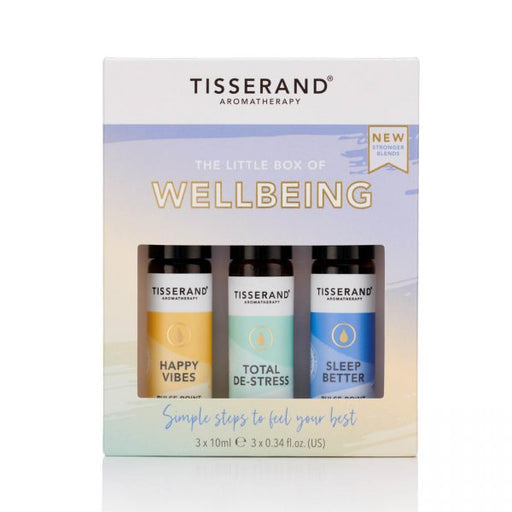  Tisserand Aromatherapy The Little Box Of Wellbeing Gift Set 3 x 10ml