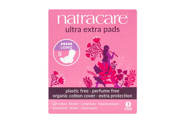 Natracare Ultra Extra Long Period 8 Pads