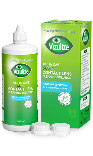 Vizulize All in One Superior Contact Lens Cleaning Solution 360ml