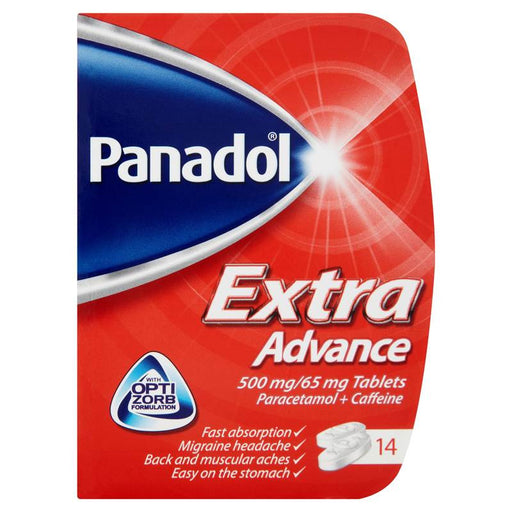 Panadol Extra Advance 500mg/65mg Tablets 14 Tablets Panadol