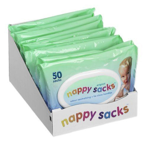 Nappy Sacks Original 50 Sacks Nappy Sacks