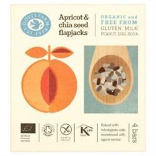 Freee by Doves Farm Gluten Free Organic Apricot Oat Bars with Chia 4 x 35g