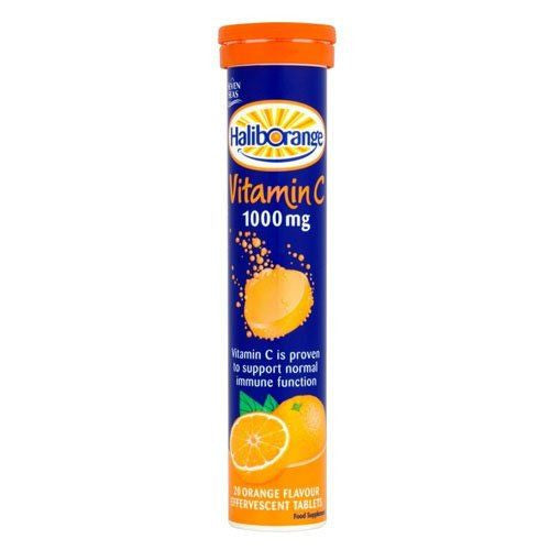 Seven Seas Haliborange Vitamin C 1000mg 20 Ruby Orange Flavour Effervescent Tablets
