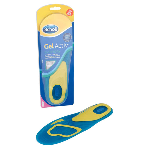 Scholl Gel Activ Everyday Insoles for Women | Shoe Size UK: 5-8
