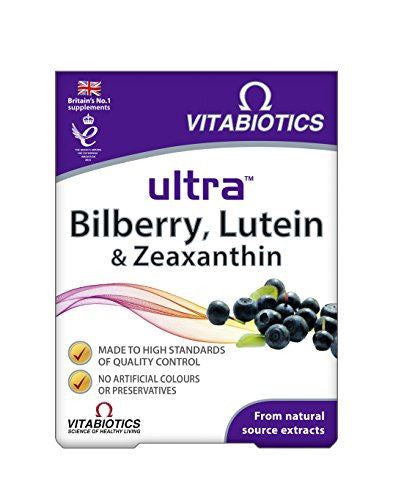 Vitabiotics Ultra Bilberry Lutein & Zeaxanthin  Vitabiotics