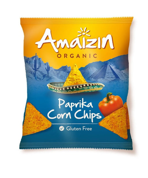Amaizin Organic Paprika Corn Chips 75g