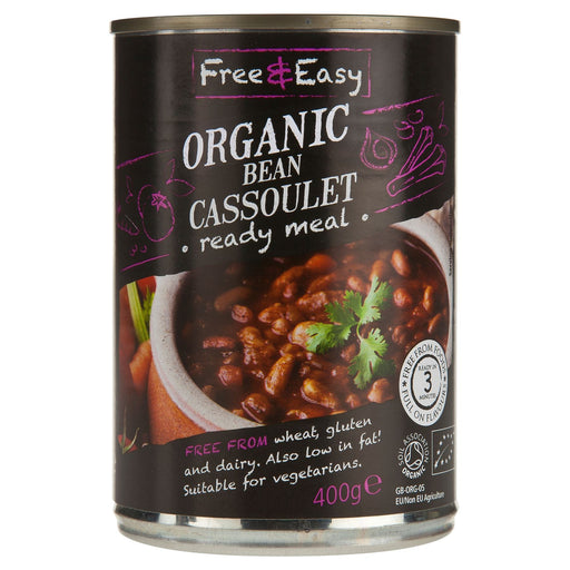Free & Easy Organic Bean Cassoulet Ready Meal 400g Free & Easy