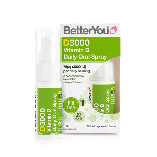 BetterYou DLux 3000iu- Vitamin D Oral Spray 15ml
