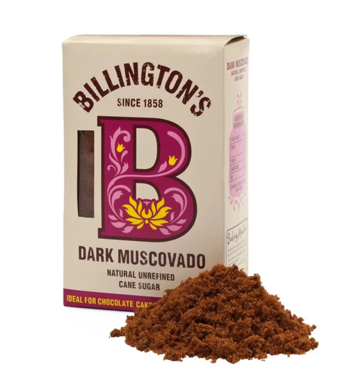Billington's Dark Muscovado Natural Unrefined Cane Sugar 500g Billington's
