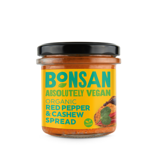 Bonsan Organic Vegan Red Pepper & Cashew Spread 130g