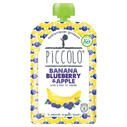 Piccolo Banana, Blueberry & Apple from Around 6 Months 100g