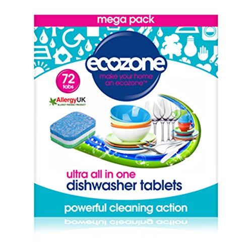 Ecozone All in one Ultra Dishwasher Tablets - 72 Tablets