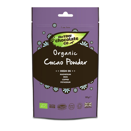 The Raw Chocolate Co. Organic Cacao Powder 180g