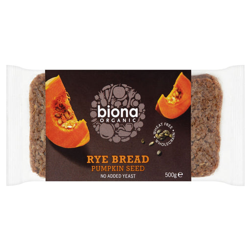 Biona Organic Rye Bread Pumpkin Seed 500g