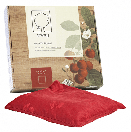 Inatura Cherry Cherry Warmth Pillow | The Original Stone Square Pillow