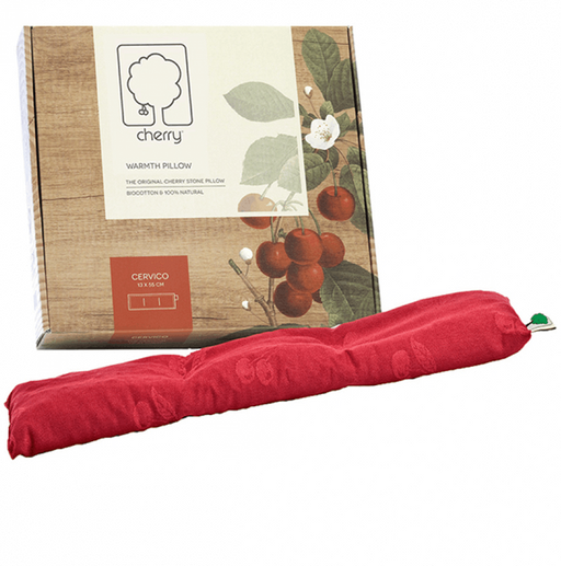 Inatura Cherry Cherry Warmth Pillow | The Original Stone Pillow Cervico Long