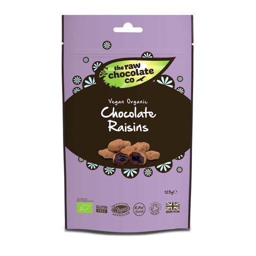 The Raw Chocolate Co. Raw Chocolate Covered Raisins 125g