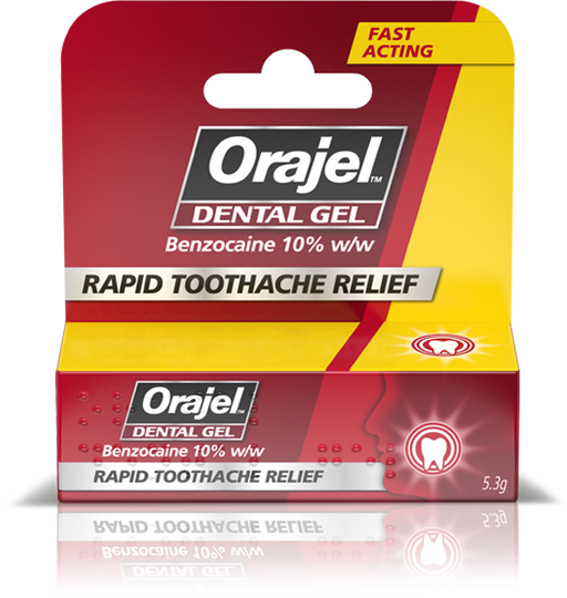 Orajel ™ Dental Gel 5.3g Rapid Toothache Relief Orajel